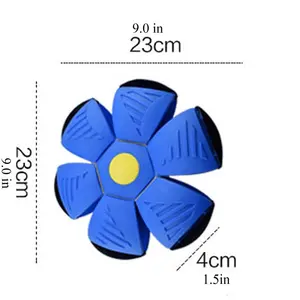 Großhandel Haustierspielzeug UFO fliegende Spielzeug magischer Ball Untertasse Flachwurf-Scheibe Ball-Spielzeug