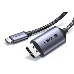 UGREEN <span class=keywords><strong>Cable</strong></span> <span class=keywords><strong>USB</strong></span> <span class=keywords><strong>C</strong></span> a <span class=keywords><strong>DisplayPort</strong></span> 1,4 8K @ 60Hz 4K @ 240Hz Thunderbolt 4/3 a <span class=keywords><strong>DisplayPort</strong></span> <span class=keywords><strong>Cable</strong></span> <span class=keywords><strong>USB</strong></span> <span class=keywords><strong>C</strong></span> a DP 1,4 32,4 Gbps Alu Trenzado - Product Image 1