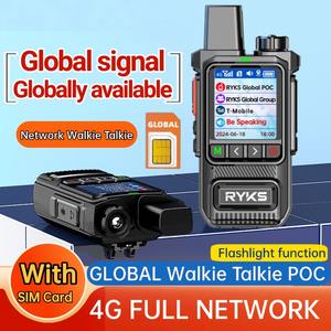 Radio bidirectionnelle Poc Radio Global 4G Walkie Talkie longue portée 5000 km pour le camping, radio amateur, compatible <span class=keywords><strong>Zello</strong></span> DMR <span class=keywords><strong>Baofeng</strong></span> UV5R Quansheng TK11 - Product Image 2