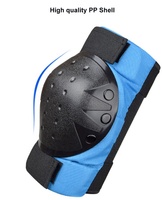 6 pièces/ensemble coudières genouillères casque protège-poignet planche à roulettes équipement de protection multi-sport pour adultes et enfants avec coudières et genouillères