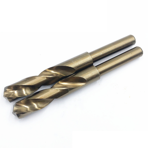 Siêu cứng <span class=keywords><strong>HSS</strong></span> M35 Cobalt Twist khoan bit <span class=keywords><strong>1</strong></span>/<span class=keywords><strong>2</strong></span> "giảm <span class=keywords><strong>Shank</strong></span> cho khoan thép không gỉ - Product Image 1