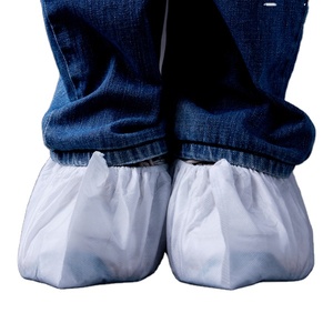 Cubiertas desechables para zapatos, Color blanco, biodegradables, SMS, no tejidas - Product Image 4