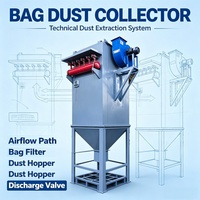Système de filtration à sacs à jet pulsé pour l'élimination des fumées des fours à arc électrique de fusion d'acier, pour une utilisation propre