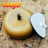 MOJO Outdoors Dove a Flicker, Paquete de 4 Señuelos de Paloma con Alas Giratorias para Caza, Señuelos Realistas