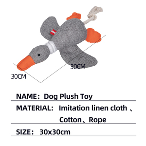 Giocattolo per Cani a Forma di Anatra con Suono, Prodotto per Animali Domestici all'Ingrosso - Product Image 2