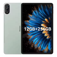 Blackview MEGA 2 Tablette PC Écran 2K FHD+ 12'' Unisoc T615 12 Go+12 Go RAM 256 Go ROM Batterie 9000 mAh Appareil Photo 16 MP Android 15 Tablettes 4G