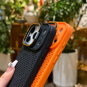 เคสโทรศัพท์มีที่ยึดแบบแม่เหล็กระบายความร้อนของแท้สำหรับ iPhone 18 17 16 15 PRO MAX กรอบหลังตาข่ายรังผึ้งระบายอากาศได้ดี - Product Image 5