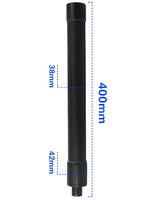 Antenne Omni extérieure étanche en fibre de verre pour intérieur, 2dbi, 150-400mhz, connecteur N-femelle Antenne en fibre de verre 20-500MHz
