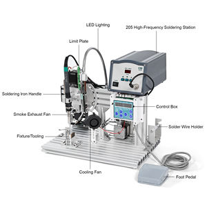 Station de soudage semi-automatique haute fréquence pour PCB, connecteurs de câbles USB, soudage électronique avec protection ESD - Product Image 5