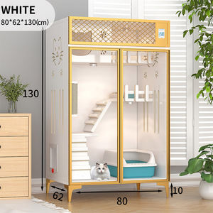 الأكثر مبيعاً سرير خشبي فاخر لفيلا القط الصلبة بتصميم عش القط - Product Image 2