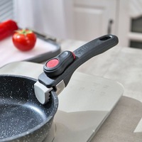 Poignées détachables pour casseroles, support de bol anti-brûlure, poignée de remplacement pour casseroles et poêles