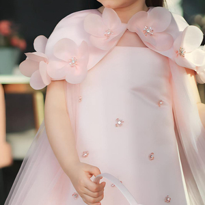 Neonate formale abito da sera principessa abito da ballo da principessa in raso abito da sposa principessa abito da ballo per i bambini per la notte del ballo - Product Image 6