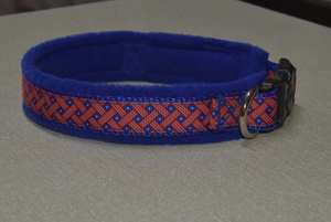 Collar De Perro Con Forro Polar Ajustable-Estrellas Y Rayas - Product Image 1