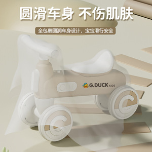 G.Duck <b>Kids</b> Balance <b>Bike</b> 10 Inch Anti-Tip Pedal-Free For 1-3 Year Old Children Two-Wheeled Vehicle - Product Image 4