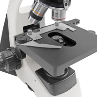Professional Laboratory Binocular Biological Microscope 40X-1000X Compound Optical Microscope with LED Illumination and Stage