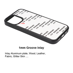 <span class=keywords><strong>Coque</strong></span> de téléphone vierge antichoc en TPU+PC avec plaque en aluminium, personnalisable par sublimation, pour <span class=keywords><strong>iPhone</strong></span> 18 17 16 15 Pro Max - Product Image 5