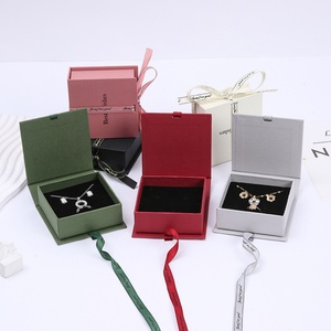 Jewellery Boxes Wholesale Ribbon Wedding <b>Gift</b> Packaging Jewelry Skincare Packaging Rigid Cardboard Paper <b>Box</b> for Small Business - Product Image 3
