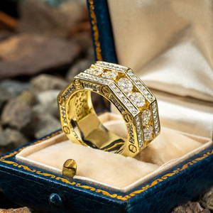 Anello Geometrico 3D per Uomo, Elegante Gioiello da Dito alla Moda - Product Image 6