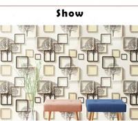 Populaire décoration de la maison autocollant mural papier peint rouleaux 3D brique PVC revêtement auto-adhésif papiers peints
