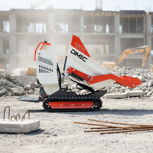 Minidumper Cingolato MD500PRO, Capacità Massima 500kg, Controllo Completamente Idraulico, Carriola Cingolata Manuale per Lavori Edili - Product Image 2