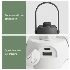 Linterna de Camping con 3 Colores, Recargable por USB, Luz LED de Emergencia para Camping, Regulable, Linterna de Senderismo, Banco de Energía para Exteriores - Product Image 6