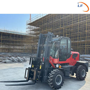 รถยกออฟโรด4WD พลังงานสูงมณฑลซานตงประเทศจีนภูมิประเทศทั้งหมดสำหรับสถานที่ก่อสร้างสมดุลเชื้อเพลิง - Product Image 3