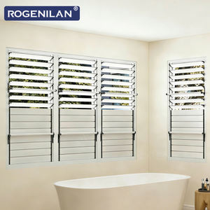 Persianas de Aluminio Ajustables para Ventanas Exteriores Grandes ROGENILAN, Ventanas <span class=keywords><strong>con</strong></span> Rejilla Antimosquitos y Aislamiento Acústico - Product Image 3