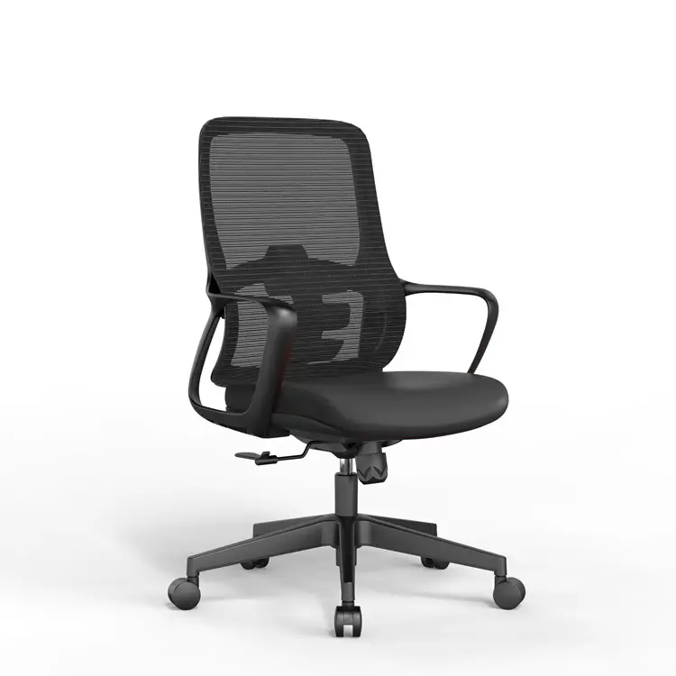 ZITAI new Middle back sedia da ufficio in pelle pu dal design ergonomico sedia da ufficio regolabile sedia direzionale