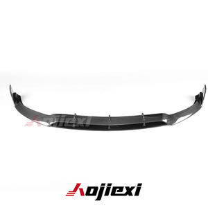 Lip paraurti anteriore in fibra di carbonio per Mercedes Benz <span class=keywords><strong>W205</strong></span> <span class=keywords><strong>C</strong></span> classe C300 <span class=keywords><strong>AMG</strong></span> C43 C63 berlina 2015 + Kit corpo Splitter anteriore - Product Image 2