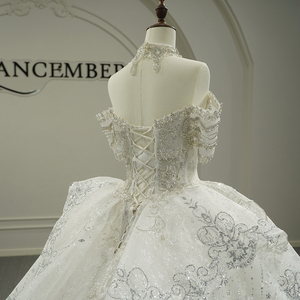 Robe de mariée bouffante en cristal Sweetheart Crystal Puffy de Jancember GT26009 pour femmes - Product Image 6