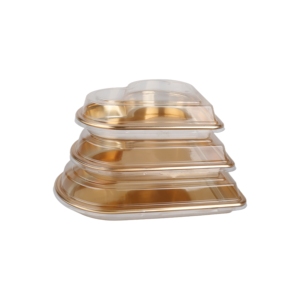 Boîte à pâtisserie en plastique en forme de cœur, jetable, recyclable, pour fruits, sushis, desserts, chocolat, fraises, avec couvercle transparent - Product Image 6