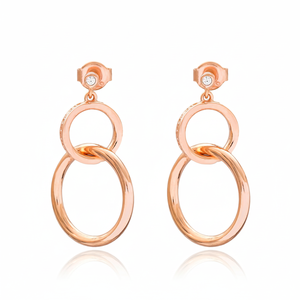 Pendientes Colgantes de Diseño Redondo Hueco, Joyería Turca Hecha a Mano al por Mayor, Plata de Ley 925 - Product Image 2