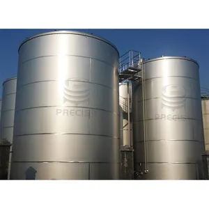 Tanques de almacenamiento de alcohol de acero inoxidable de alta calidad 20kl 30kl 40kl para jugo de bodega de destilería