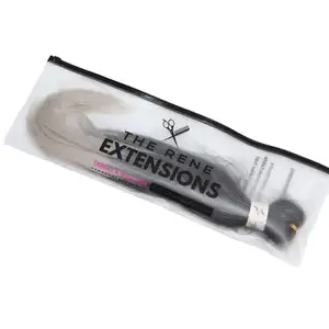 Borse personalizzate per capelli in PVC trasparenti,