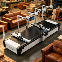 Máquina de Corte CNC Totalmente Automática para Cuero Sintético PU y Cuero Genuino, con Alta Precisión