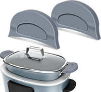 Protecteur de comptoir antidérapant en silicone, design nid d'abeille, résistant à la chaleur, pour Ninja Foodi