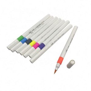 Ensemble de 8 marqueurs artistiques créatifs pour enfants, pointe pinceau, lavables, non toxiques, personnalisables, pour fêtes et événements tendance - Product Image 1