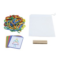 Jeu de société d'échecs de bureau en bois pour enfants, jeu de logique double, jeu de société multi-joueurs, jouet d'intelligence pour le développement cérébral