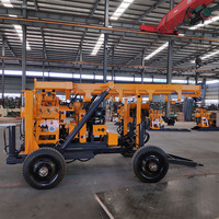 Foreuse carottière XY-200 portable à moteur diesel, profondeur max. 200 m, avec boîte de vitesses et moteur