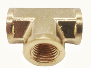 Giảm Giá Hấp Dẫn Áo Thun Nữ Bằng Đồng Có Ren Phụ Kiện Ống Nối <span class=keywords><strong>Tee</strong></span> Nữ Bằng Đồng - Product Image 3