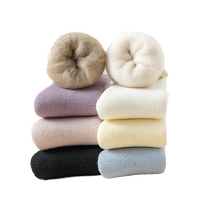 Của Phụ Nữ Mềm Mại Thoải Mái Chống-Vi Khuẩn Dày Ấm Áp Cashmere <span class=keywords><strong>Terry</strong></span> Len Vớ Cho Mùa Thu Và Mùa Đông Thời Trang Màu Rắn - Product Image 1