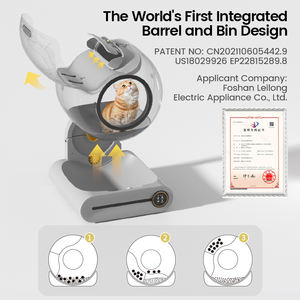 Caja de Arena Autolimpiable Inteligente para <span class=keywords><strong>Gatos</strong></span>, Controlada por Aplicación, Inodoro Electrónico para Mascotas con Caja de Arena de Plástico - Product Image 3