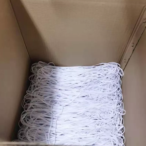 Low Price High Elasticity 4mm Width <strong>Double</strong> <strong>Elastic</strong> Rubber Band for Shoe Cover Bouffant Cap Wide <strong>Elastic</strong> - Product Image 3