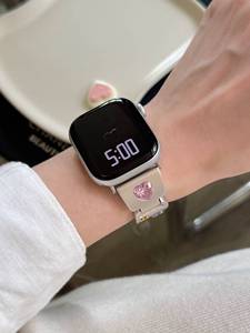 Le donne di moda arcobaleno Bling Diamond polsino amore in acciaio inox di ricambio sport di lusso orologio cinturino cinturino per orologio - Product Image 6