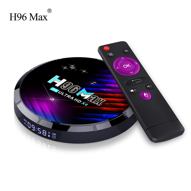 Set Top Box Smart Tvbox 8K H96 Max X4 Android 11.0 Amlogic S905x4 STB H96 Max Android Tv Box
