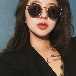 Maidis Round Metal Sunglasses Gold Frame UV400 Protection Unisex Fashion Shades - Product Image 4