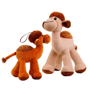 Wholesale Custom 25cm Cartoon Camel Stuffed Plush Toy Desert Camel Dolls Stuffed Animal Plushie Toy For Promotion Gift