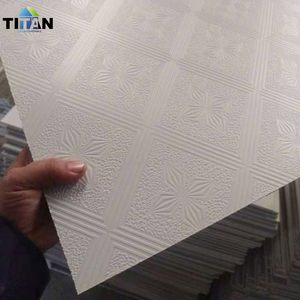 Derniers carreaux de plafond en plaques de perforées imperméables à face en vinyle - Product Image 3