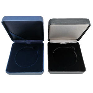 Logotipo personalizado Pu cuero medalla presentación caja de monedas para el embalaje - Product Image 2