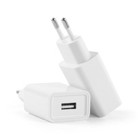 Adaptateur secteur USB 5V 2A 10W QC2.0 avec prise EU, chargeur de bureau universel pour téléphone portable, montre intelligente et écouteurs - Écologique